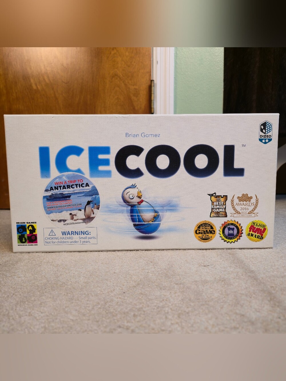 ICE COOL Board Game (2016) Brain Games Brian Gomez